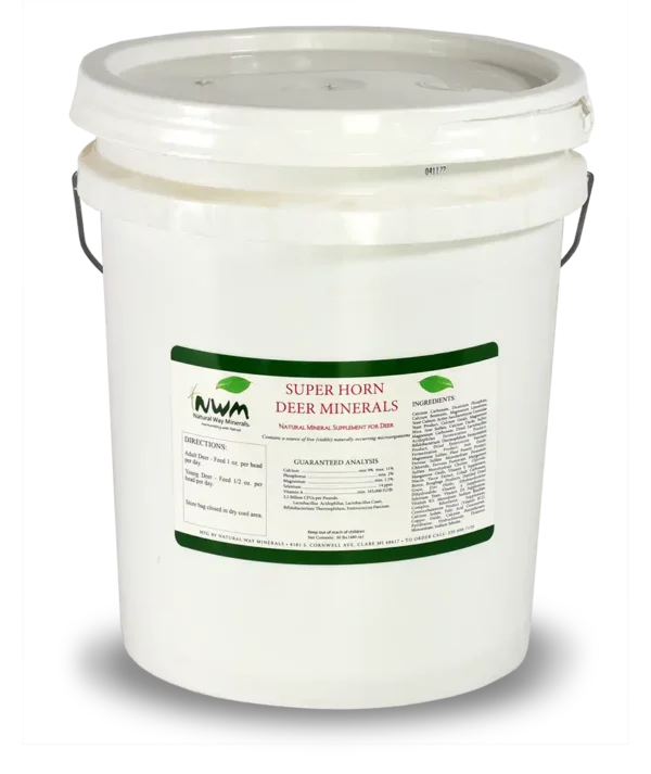 Natural Way Minerals Super Horn Deer Minerals Bucket