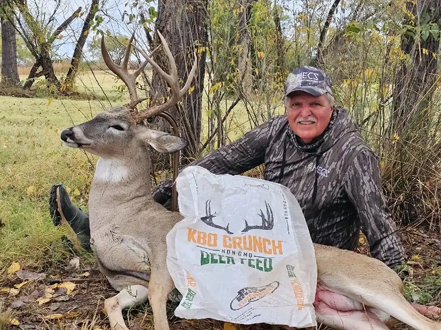 This buck was shot in Oklahoma at Buffalo Creek Outfitters.