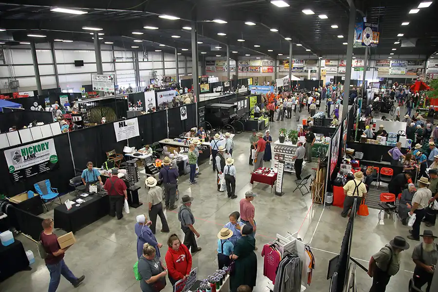 horse-progress-days horse progress days vendors set up for two days of education.